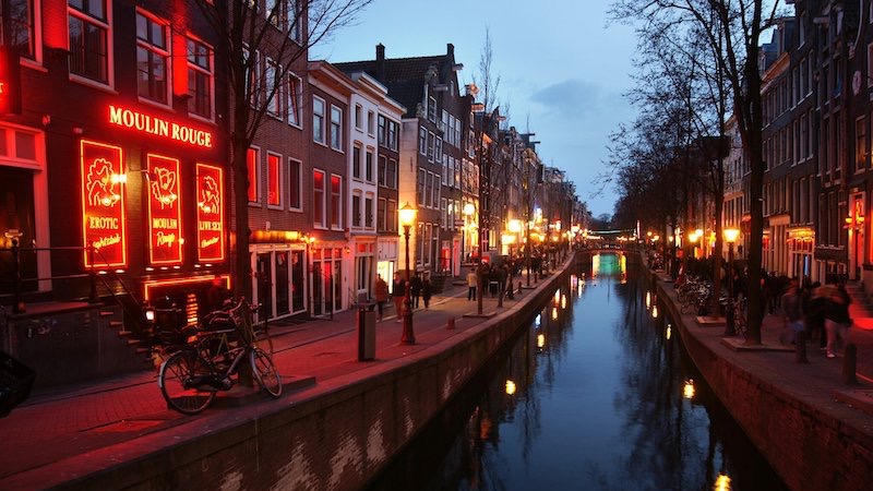 Red Light District em Amsterdã